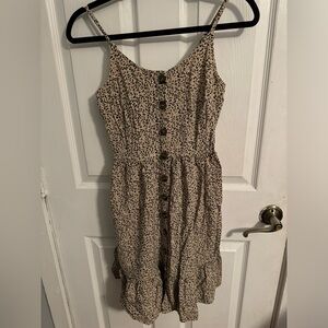 Leopard dress with pockets
